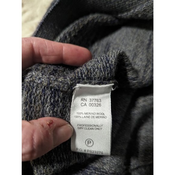 Vintage Tricots St. Raphael Merino Wool Grandpa style V neck sweater Men's sz L - Picture 8 of 9